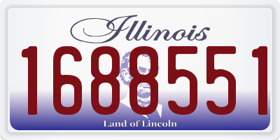 IL license plate 1688551