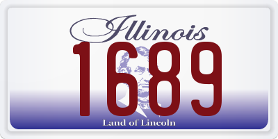 IL license plate 1689