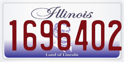 IL license plate 1696402