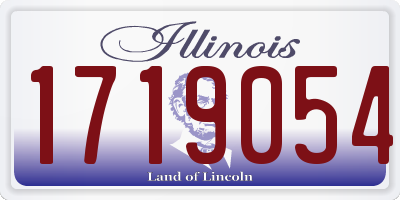 IL license plate 1719054