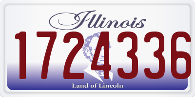 IL license plate 1724336