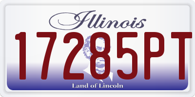 IL license plate 17285PT