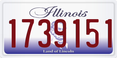 IL license plate 1739151