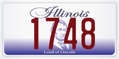 IL license plate 1748