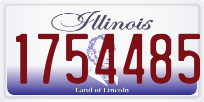 IL license plate 1754485