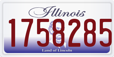 IL license plate 1758285