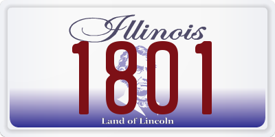 IL license plate 1801