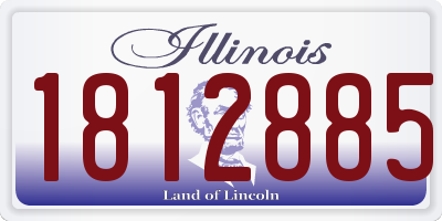 IL license plate 1812885