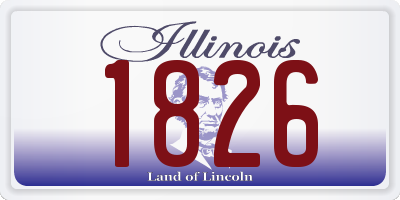 IL license plate 1826