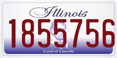 IL license plate 1855756