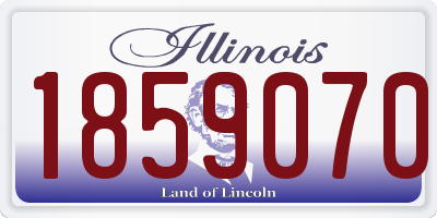 IL license plate 1859070