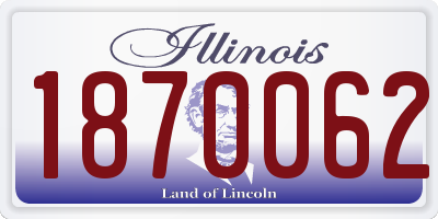 IL license plate 1870062