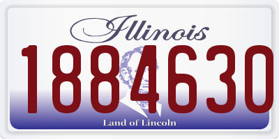 IL license plate 1884630