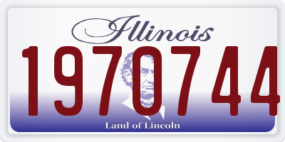 IL license plate 1970744