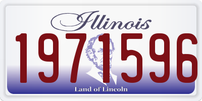 IL license plate 1971596