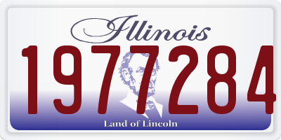 IL license plate 1977284