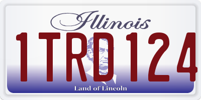 IL license plate 1TRD124