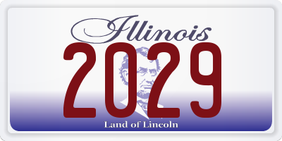 IL license plate 2029