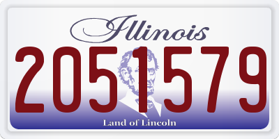 IL license plate 2051579