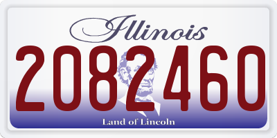 IL license plate 2082460