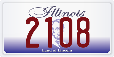 IL license plate 2108