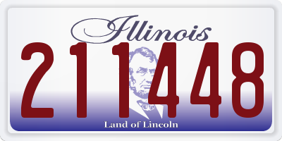 IL license plate 211448