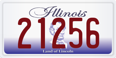 IL license plate 21256