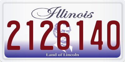 IL license plate 2126140