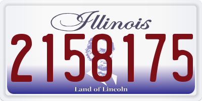 IL license plate 2158175