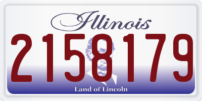 IL license plate 2158179