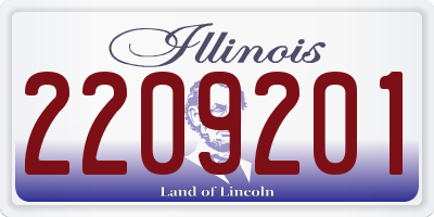 IL license plate 2209201