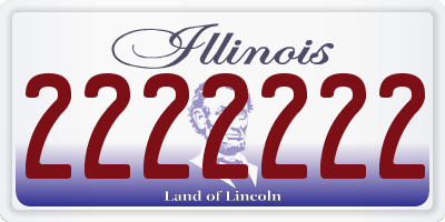 IL license plate 2222222