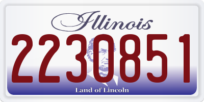 IL license plate 2230851