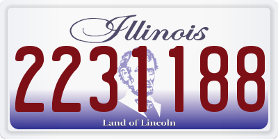 IL license plate 2231188