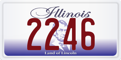 IL license plate 2246