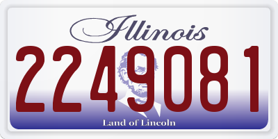 IL license plate 2249081