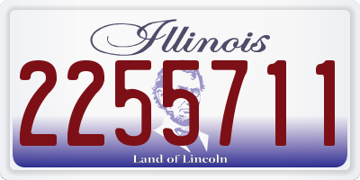 IL license plate 2255711