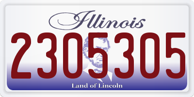 IL license plate 2305305