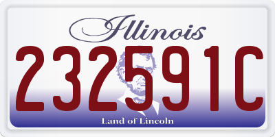 IL license plate 232591C