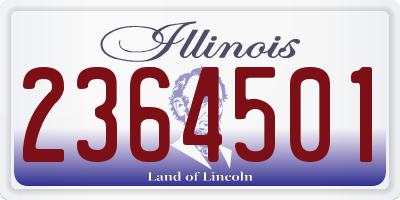 IL license plate 2364501