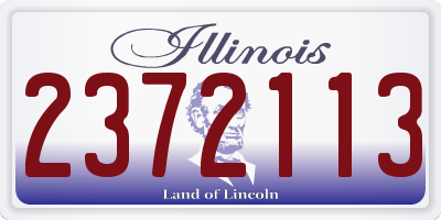 IL license plate 2372113