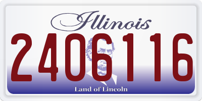 IL license plate 2406116