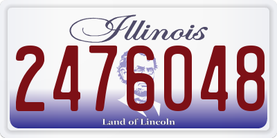 IL license plate 2476048