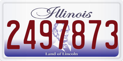 IL license plate 2497873