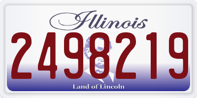 IL license plate 2498219