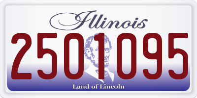 IL license plate 2501095