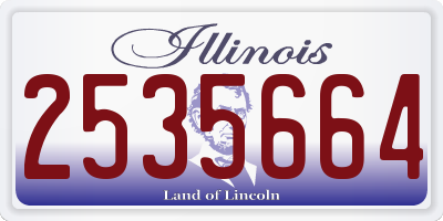 IL license plate 2535664