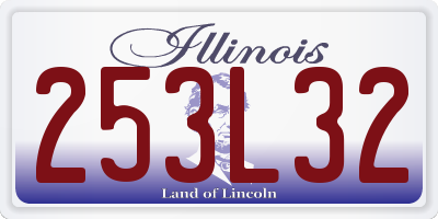 IL license plate 253L32