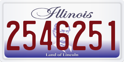 IL license plate 2546251