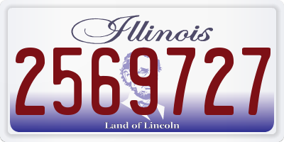 IL license plate 2569727